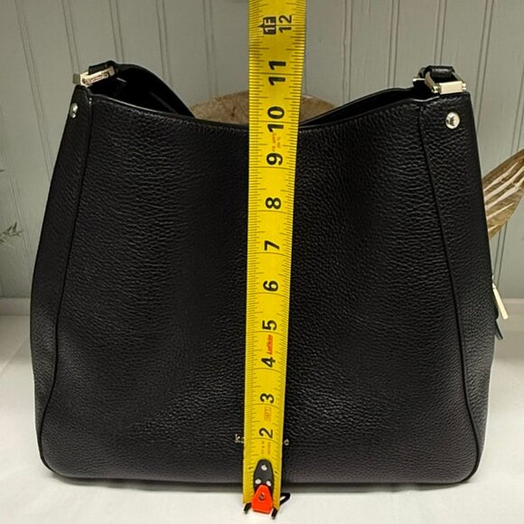 KATE SPADE Lena Triple Entry Shoulder Bag Pebbled Leather EUC Authentic - Picture 11 of 13
